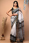 Exclusive Hand Block Print Kota Doria Saree (KDS06)
